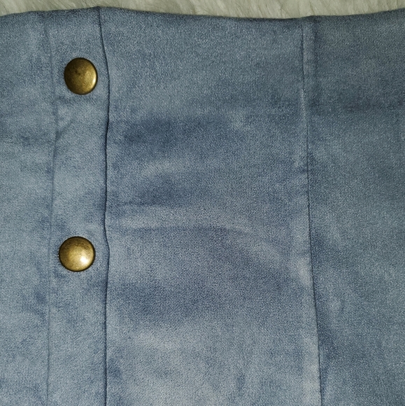 Suede mini skirt - Picture 4 of 5